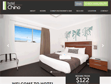 Tablet Screenshot of hotelchino.com.au